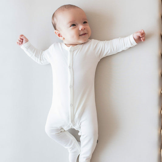 Footie Pajamas in Cloud | Kyte Baby