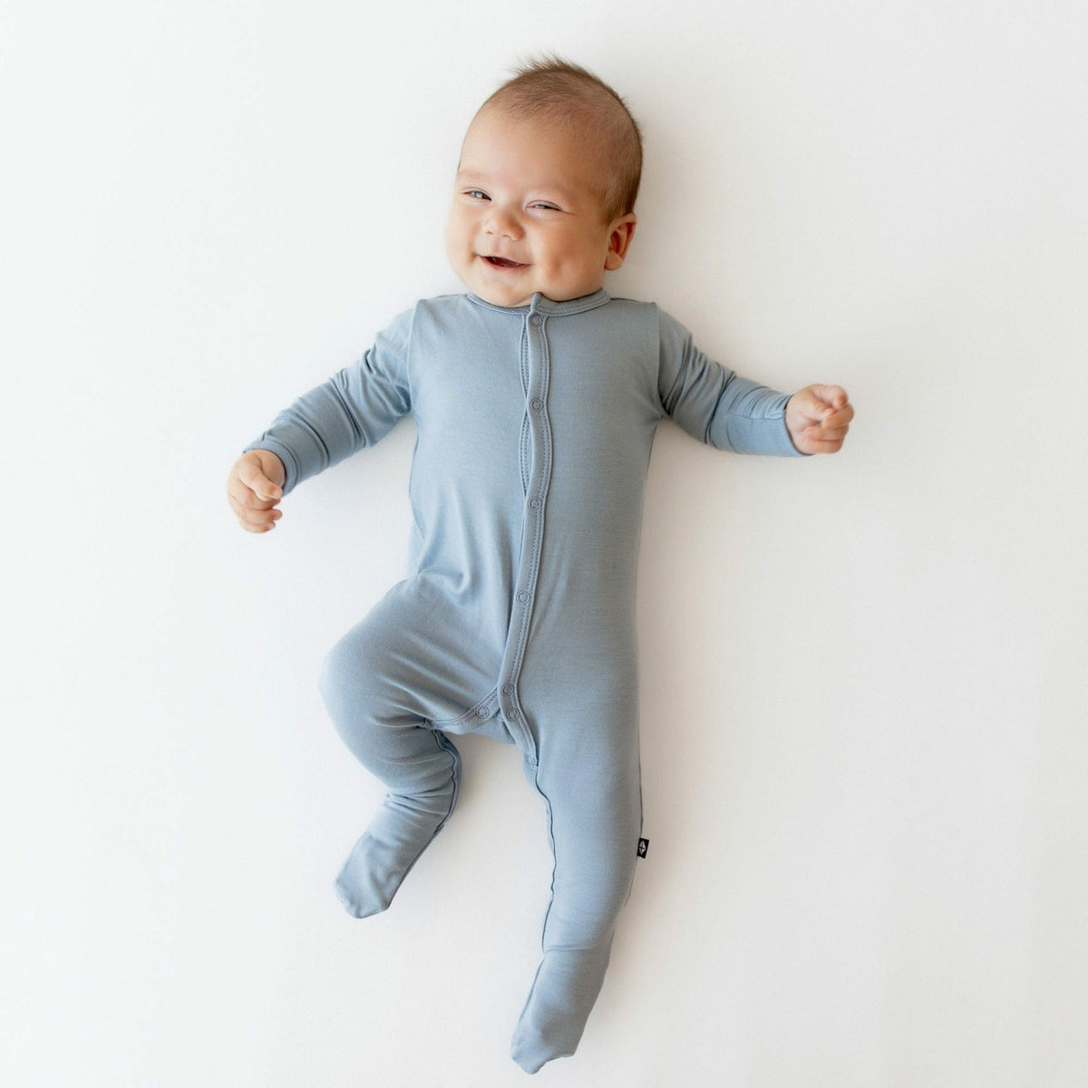Footie Pajamas in Slate | Kyte Baby