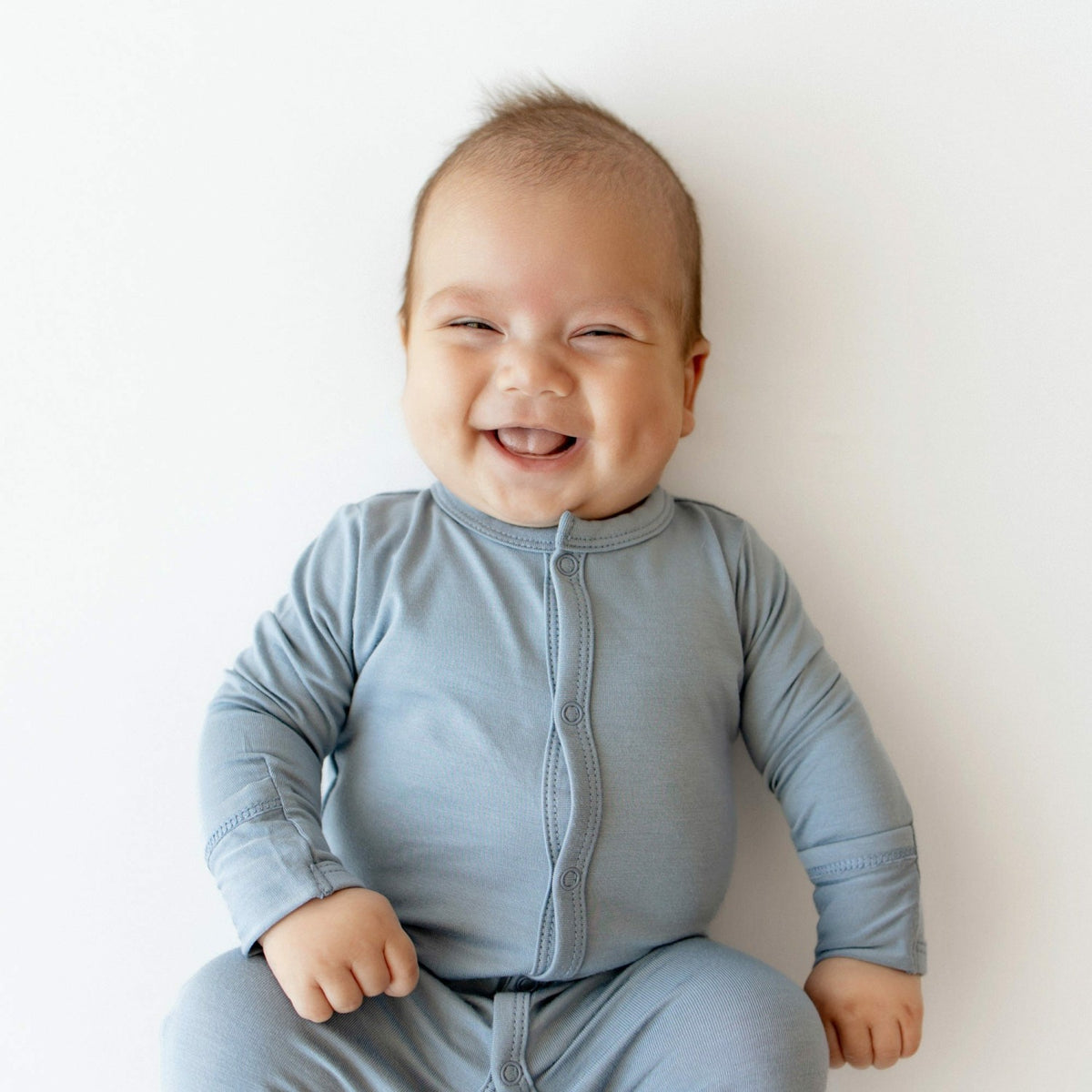Footie Pajamas in Slate | Kyte Baby