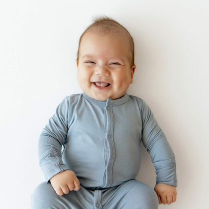 Footie Pajamas in Slate | Kyte Baby
