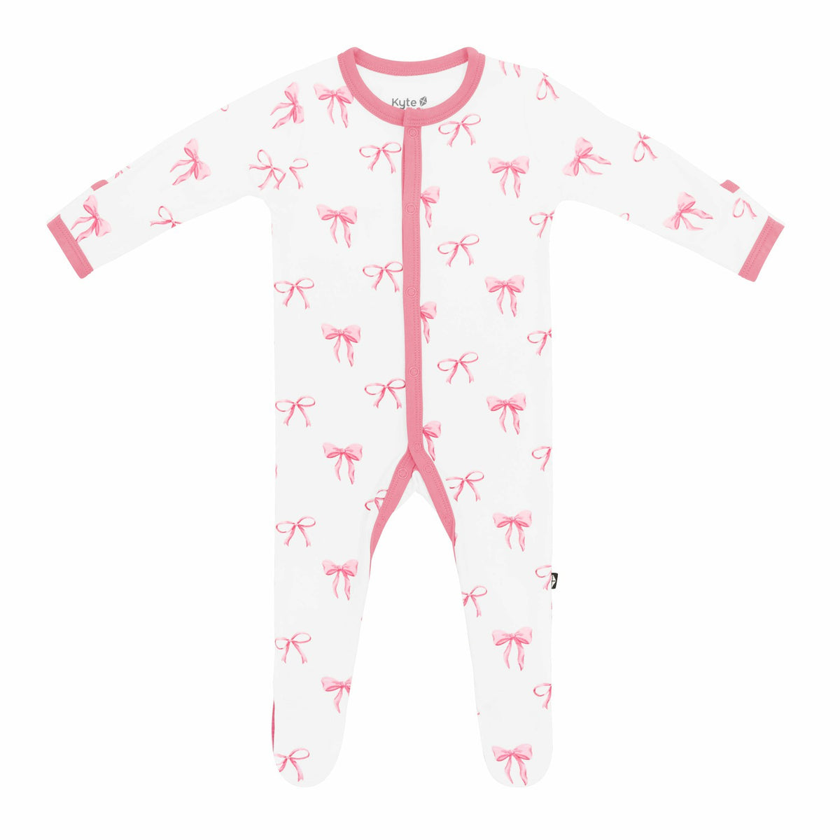 Bamboo Footie in Bow | Kyte Baby
