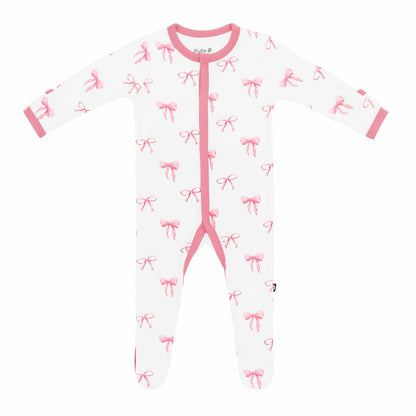 Bamboo Footie in Bow | Kyte Baby