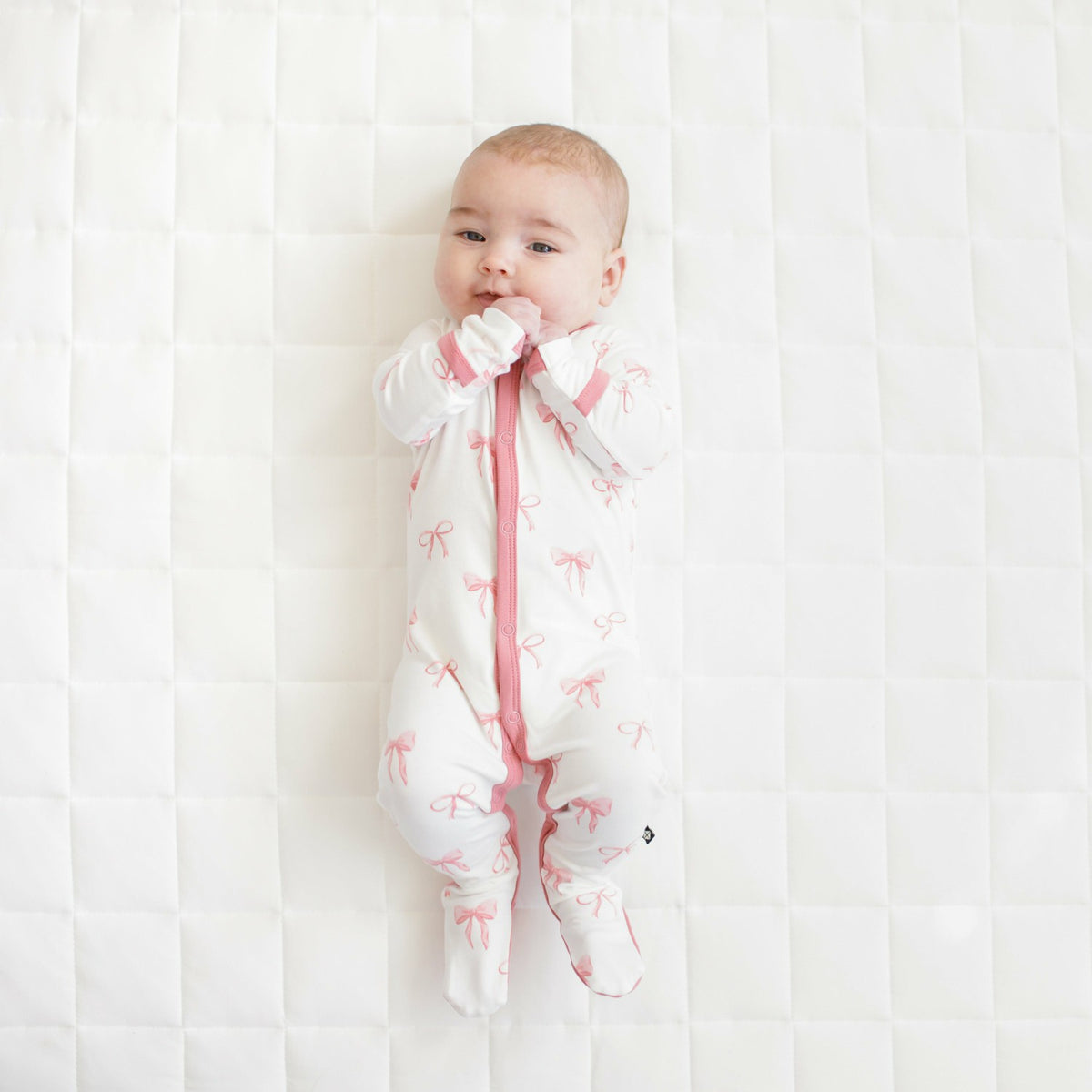 Bamboo Footie in Bow | Kyte Baby
