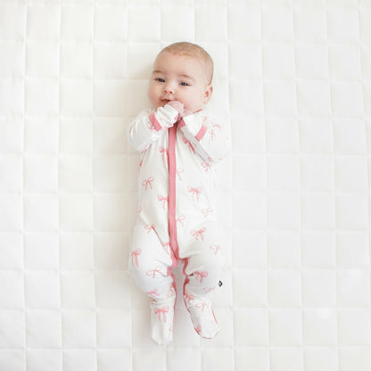 Bamboo Footie in Bow | Kyte Baby
