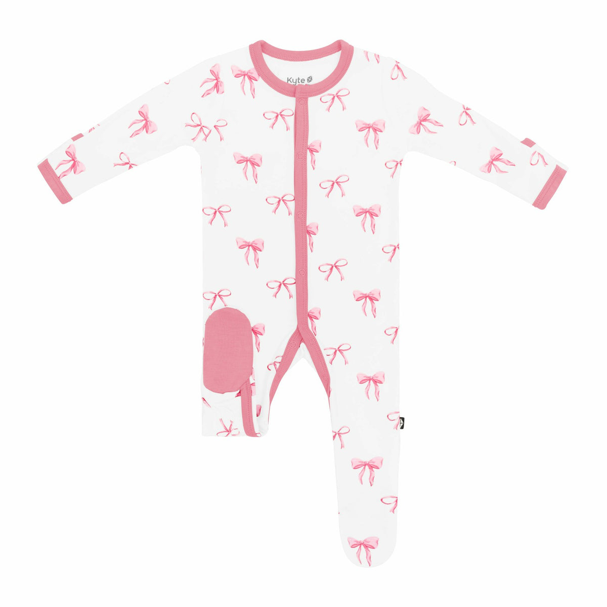 Bamboo Footie in Bow | Kyte Baby