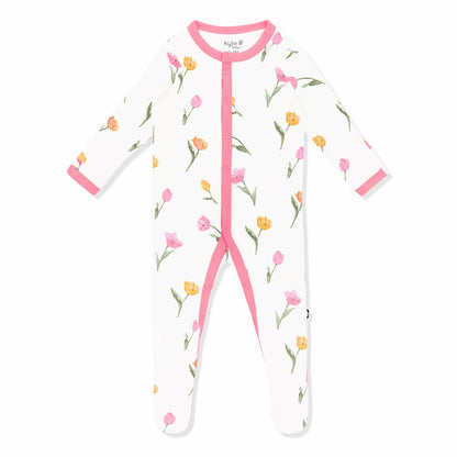 Footie in Tulip | Kyte Baby