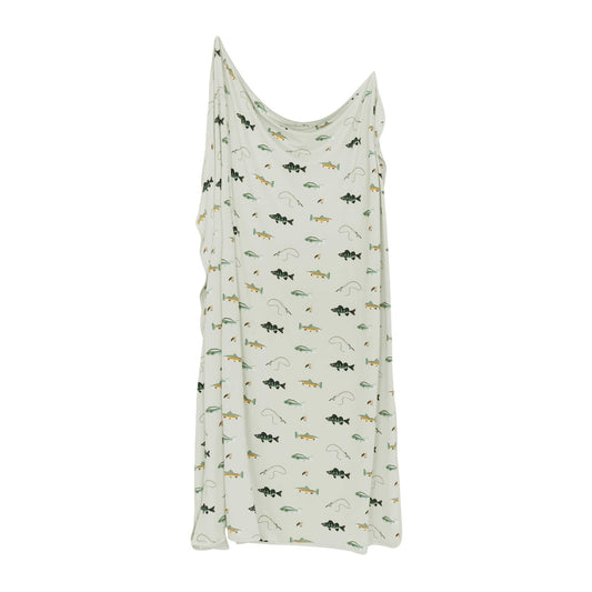 Swaddle Blanket in Fishing | Kyte Baby