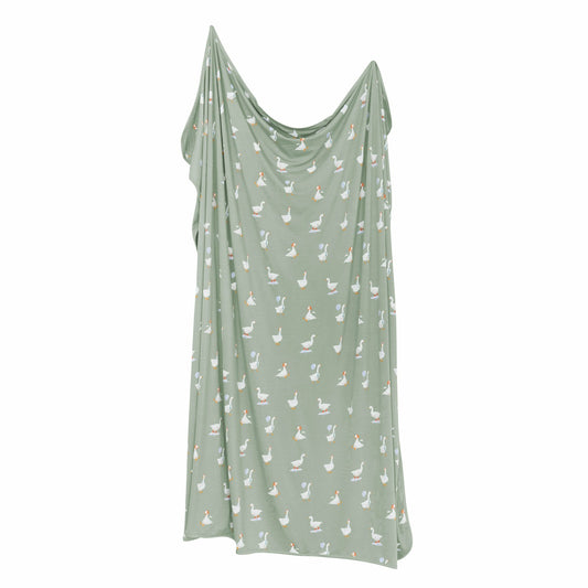 Swaddle Blanket in Silly Goose | Kyte Baby