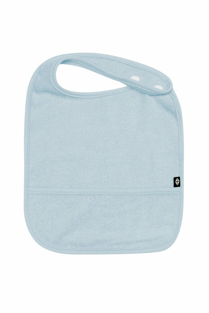 Terry Pocket Bib in Fog | Kyte Baby