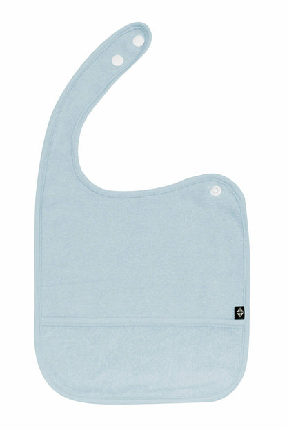 Terry Pocket Bib in Fog | Kyte Baby