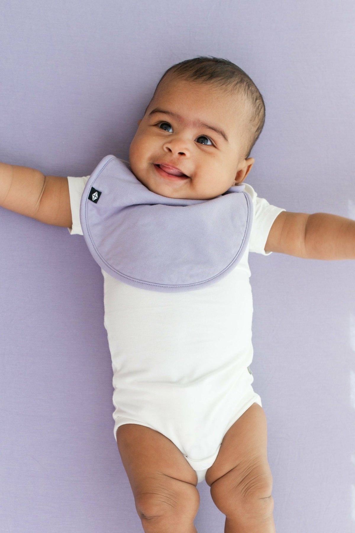 Taro Purple Cushy Bib | Kyte Baby