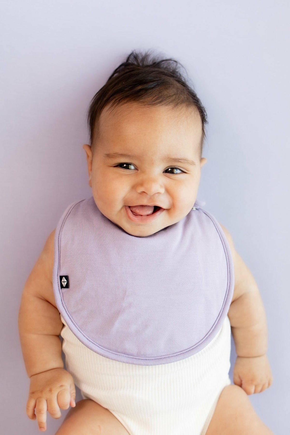 Taro Purple Cushy Bib | Kyte Baby