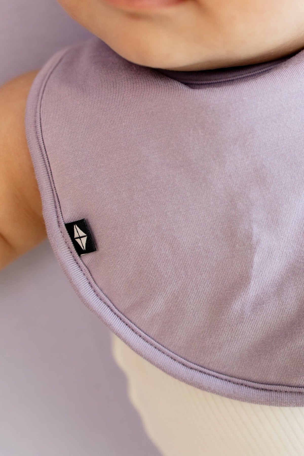 Taro Purple Cushy Bib | Kyte Baby