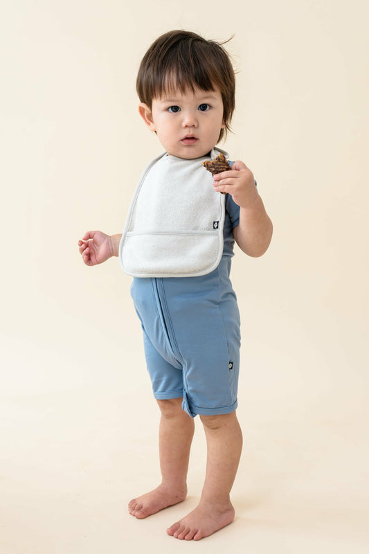 Terry Pocket Bib in Oat | Kyte Baby