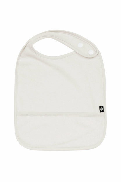 Terry Pocket Bib in Oat | Kyte Baby