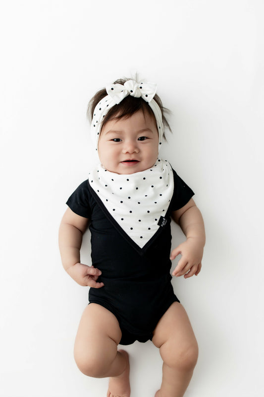 Bib in Midnight Polka Dot | Kyte Baby