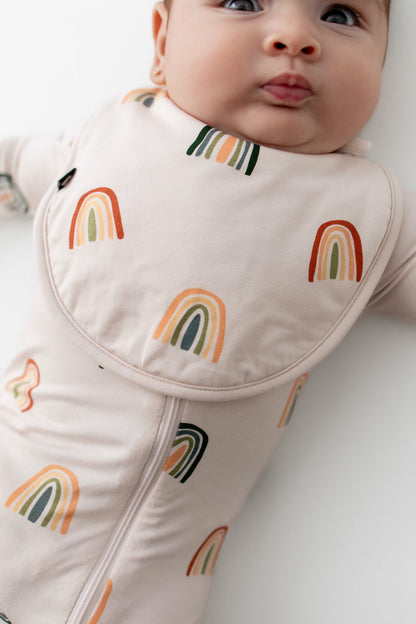 Cushy Bib in Retro Rainbow | Kyte Baby