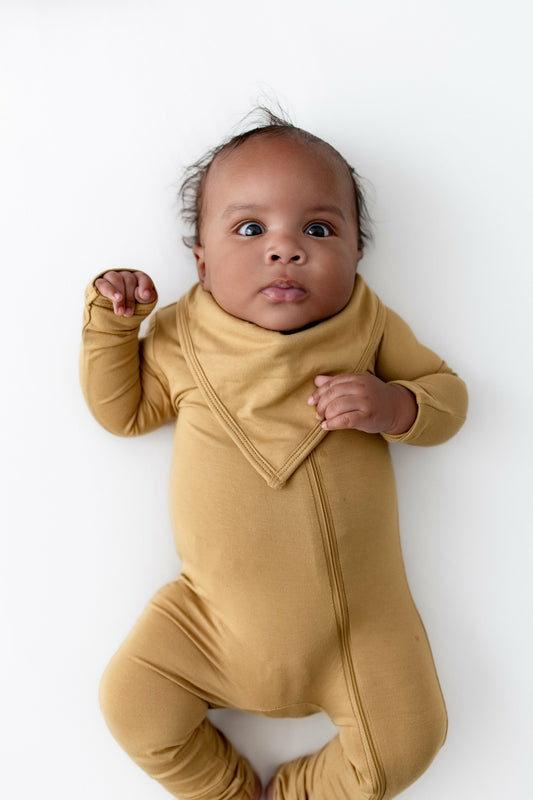 Bib in Ochre | Kyte Baby