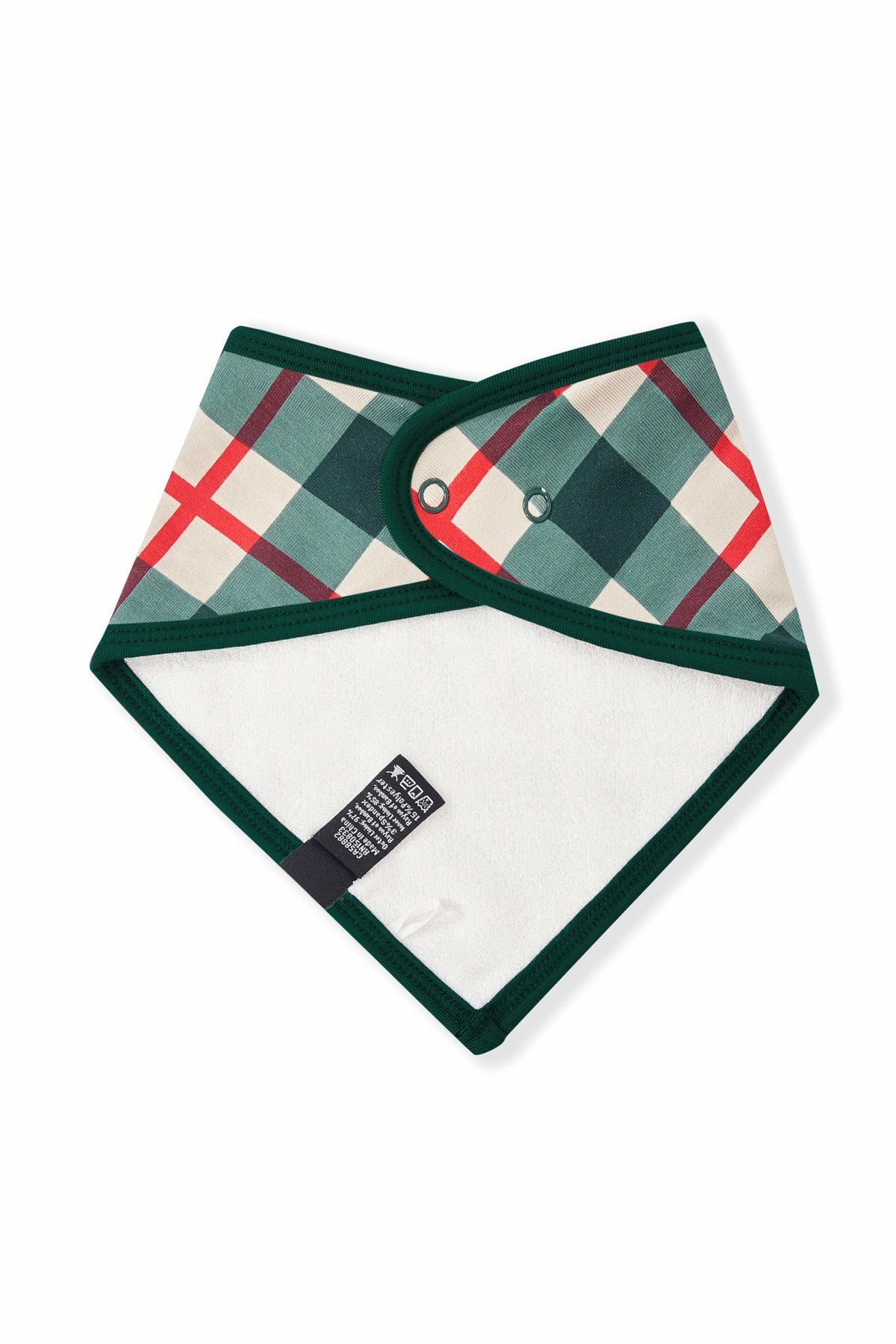 Bib in Holiday Plaid | Kyte Baby