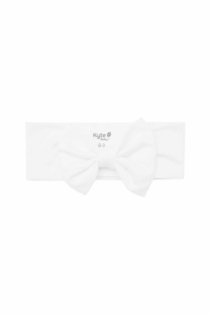 Bow Headband in Cloud | Kyte Baby