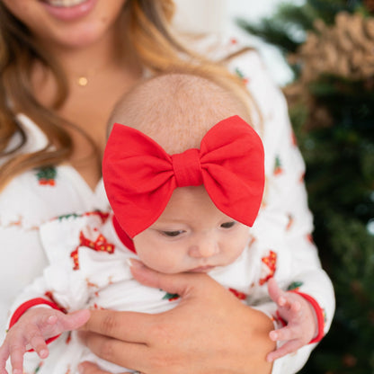 Bow Headband in Cardinal | Kyte Baby
