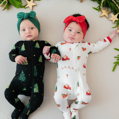 Bow Headband in Cardinal | Kyte Baby