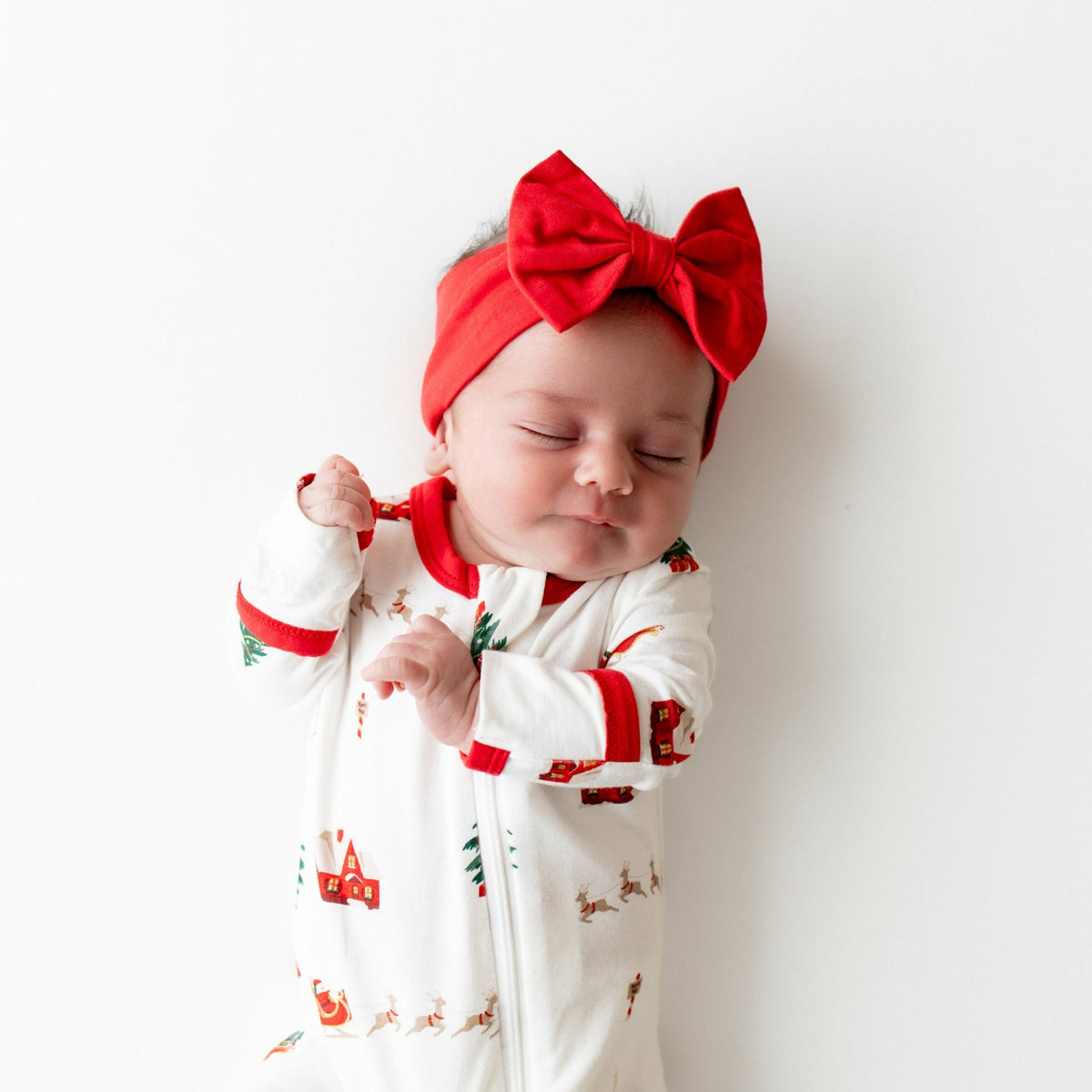 Bow Headband in Cardinal | Kyte Baby