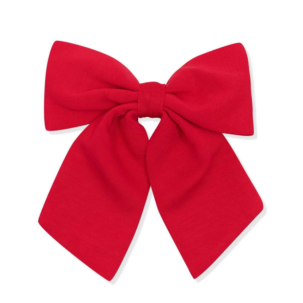 Large Alligator Clip Bow in Cardinal | Kyte Baby