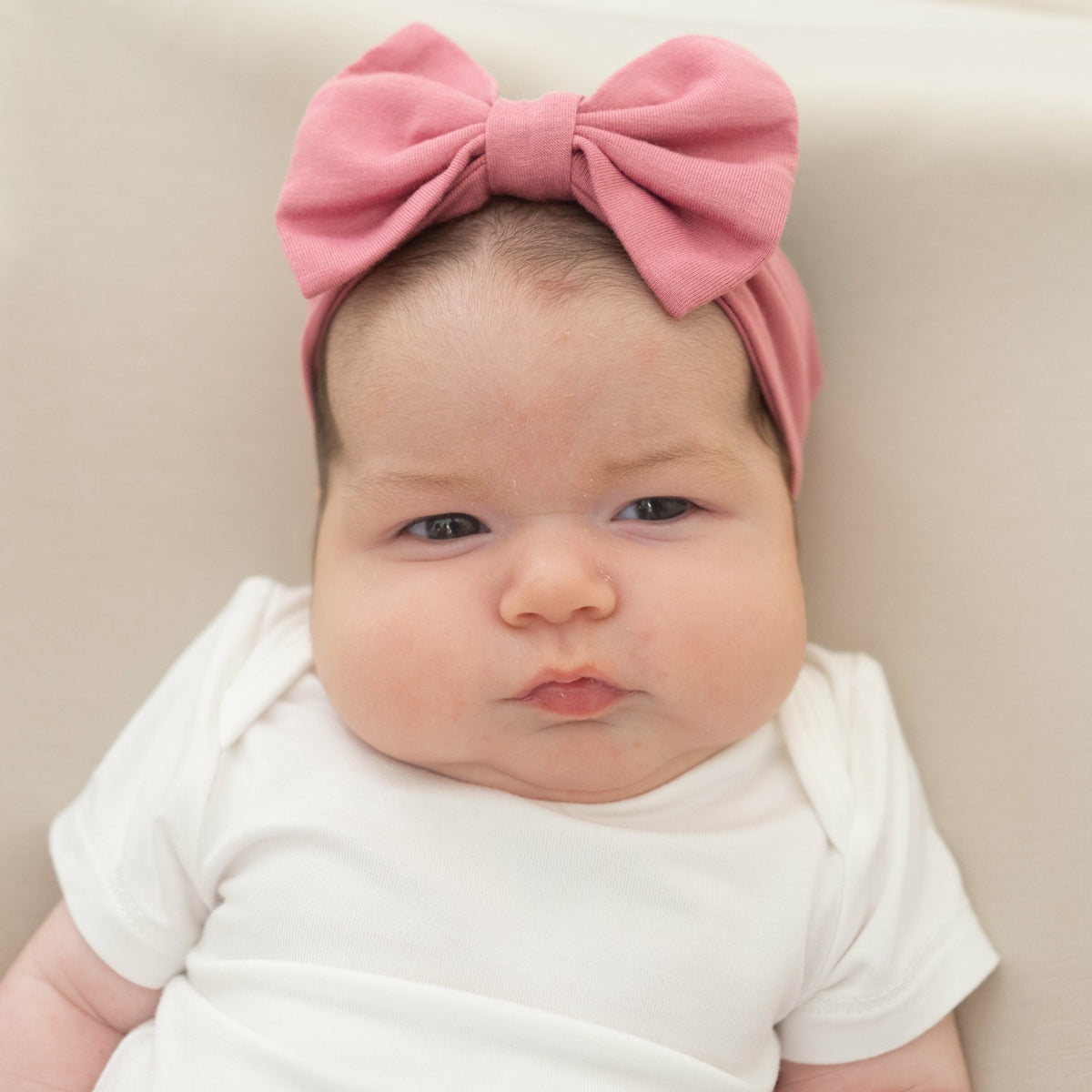 Bow Headband in Apple Blossom | Kyte Baby