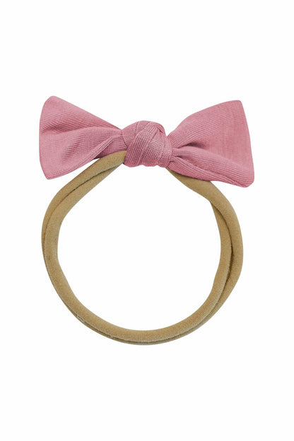 Tiny Nylon Bow in Apple Blossom | Kyte Baby