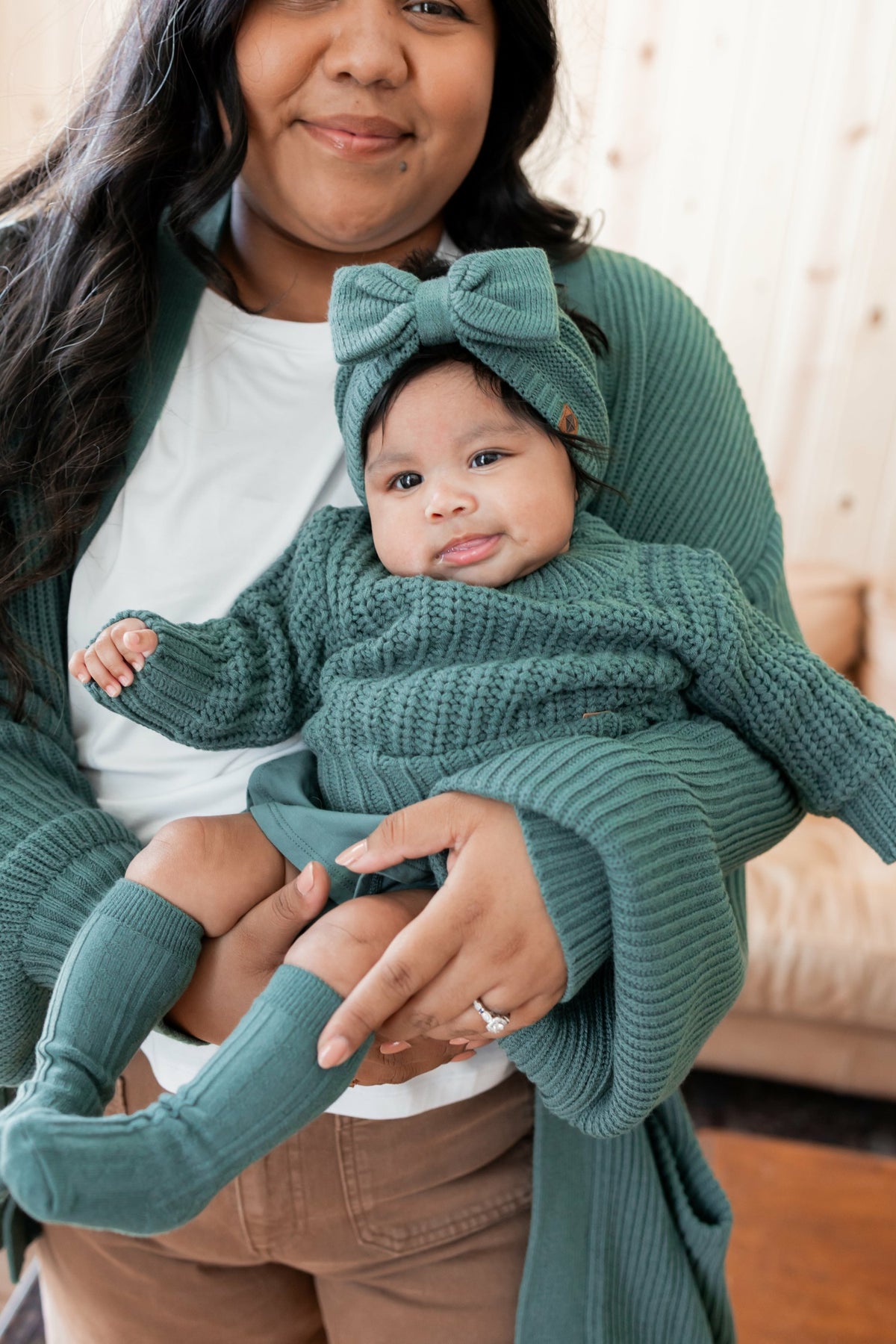 Knee High Socks in Pine | Kyte Baby