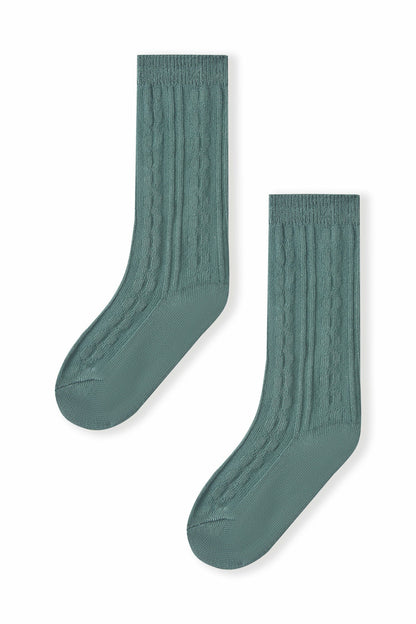 Knee High Socks in Pine | Kyte Baby