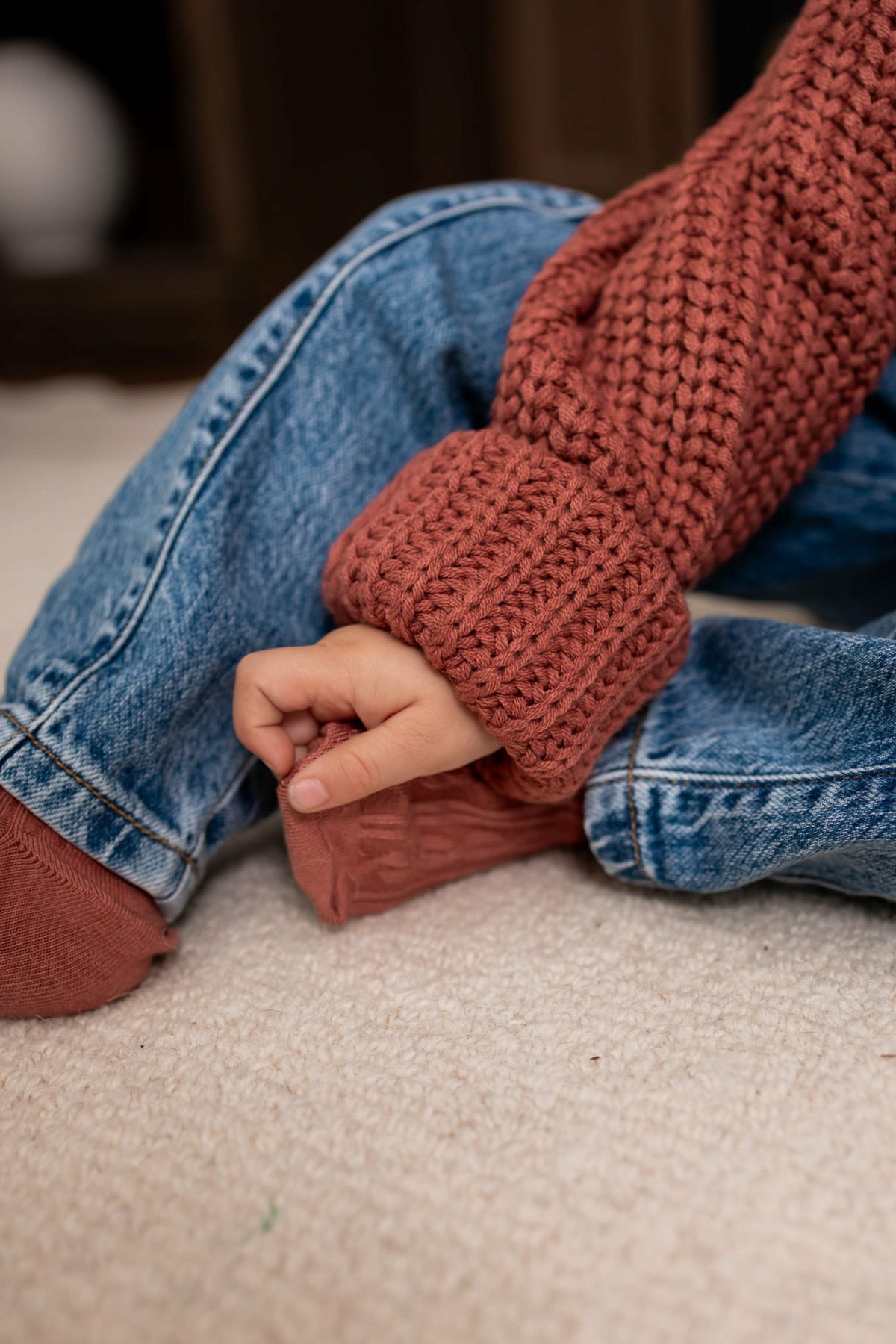 Knee High Socks in Ember | Kyte Baby