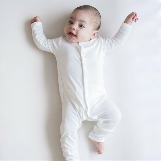 Snap Romper in Cloud | Kyte Baby