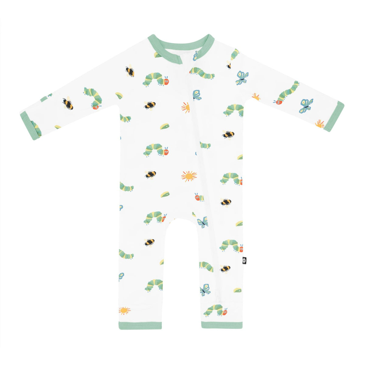 Bamboo Zippered Romper in The Very Hungry Caterpillar | Kyte Baby