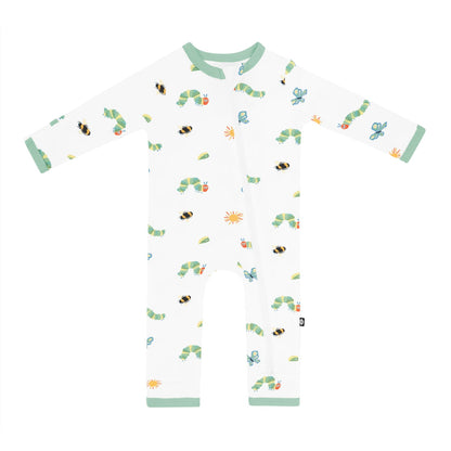 Bamboo Zippered Romper in The Very Hungry Caterpillar | Kyte Baby