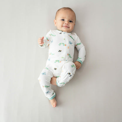 Bamboo Zippered Romper in The Very Hungry Caterpillar | Kyte Baby