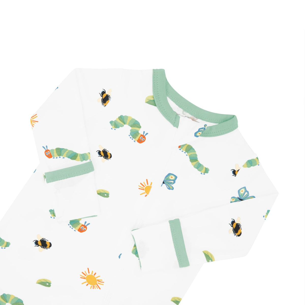 Bamboo Zippered Romper in The Very Hungry Caterpillar | Kyte Baby