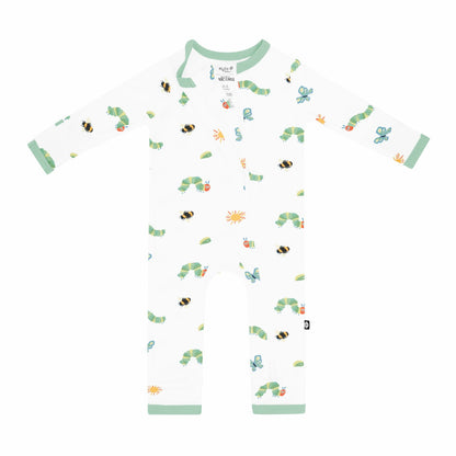 Bamboo Zippered Romper in The Very Hungry Caterpillar | Kyte Baby