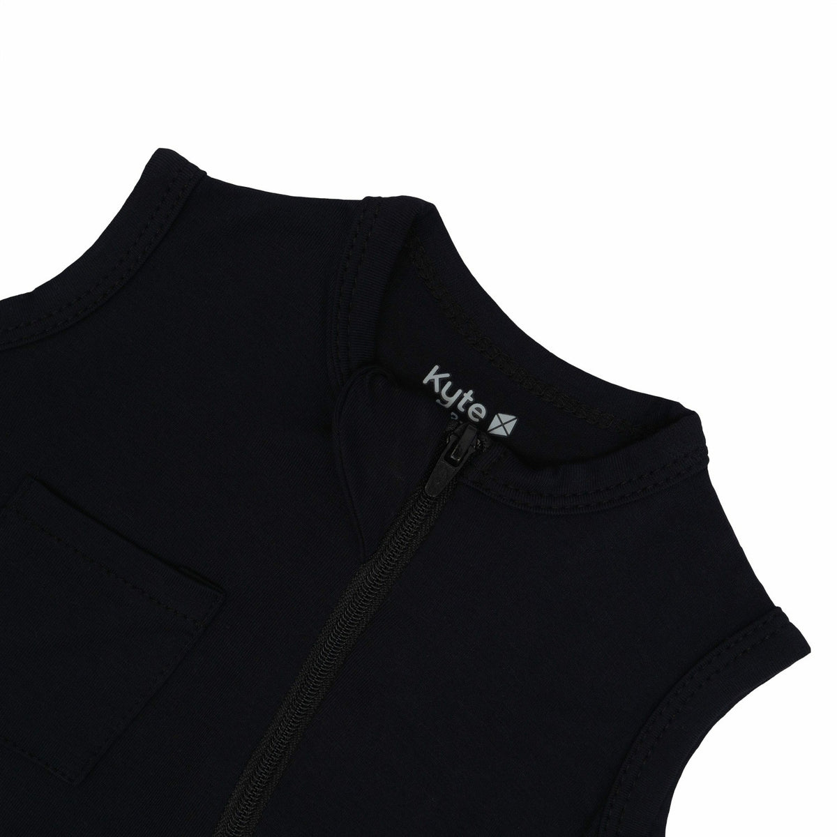 Zippered Sleeveless Romper Midnight | Kyte Baby