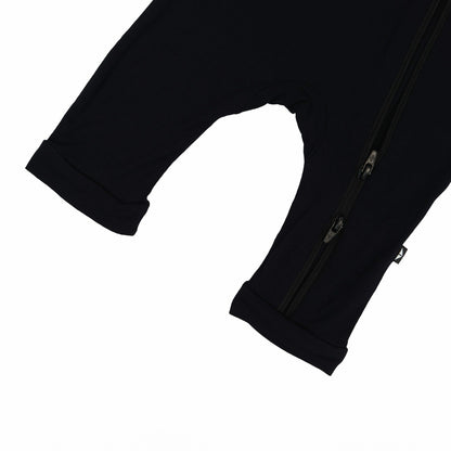 Zippered Sleeveless Romper Midnight | Kyte Baby