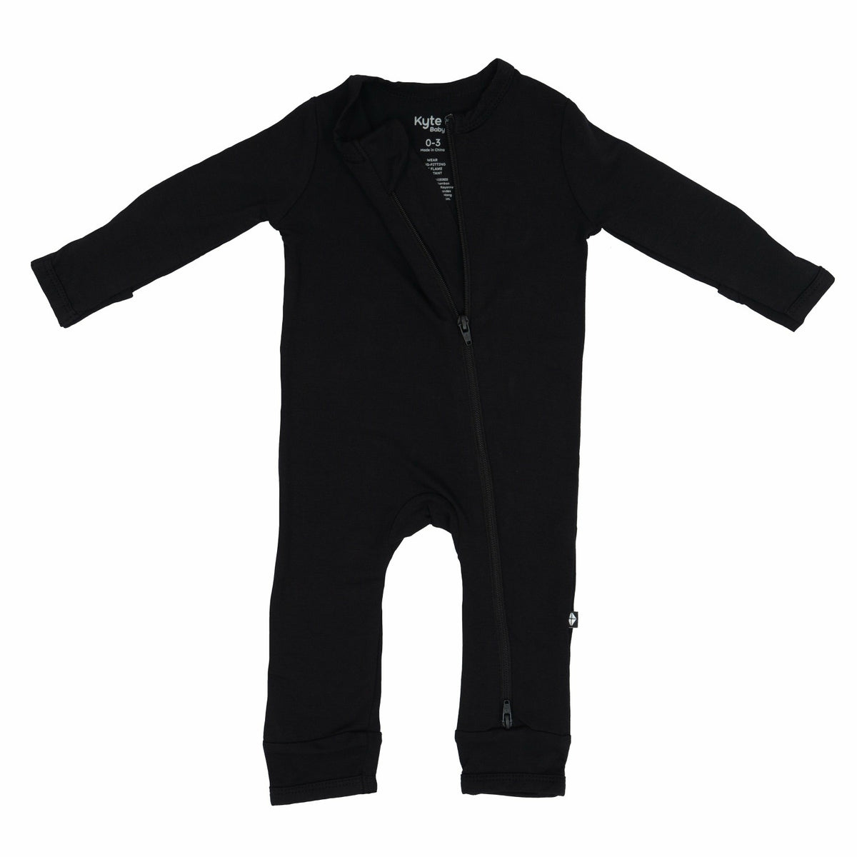 Zippered Romper in Midnight | Kyte Baby