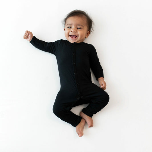 Snap Romper in Midnight | Kyte Baby