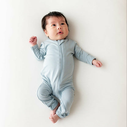 Zippered Romper in Fog | Kyte Baby