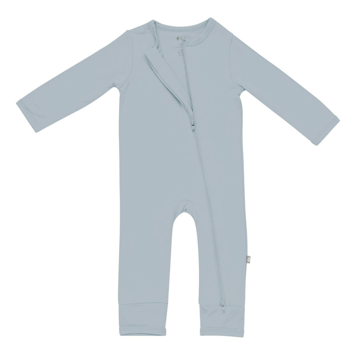 Zippered Romper in Fog | Kyte Baby