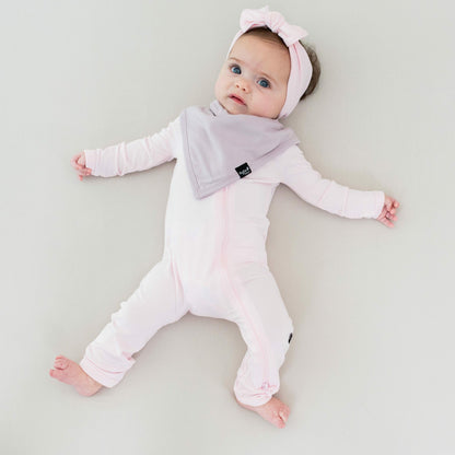 Zippered Romper in Sakura | Kyte Baby