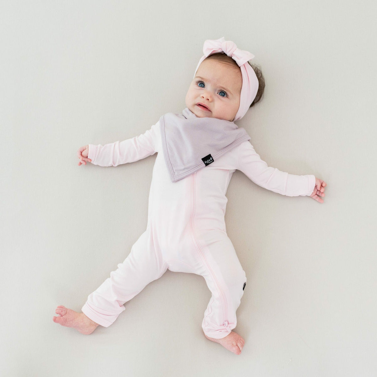 Zippered Romper in Sakura | Kyte Baby