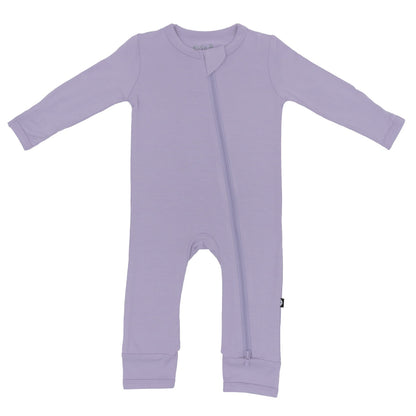 Zippered Romper in Taro | Kyte Baby