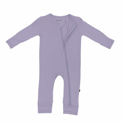 Zippered Romper in Taro | Kyte Baby