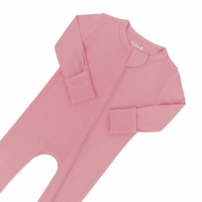 Zippered Romper in Apple Blossom | Kyte Baby